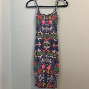 Snake Print Dress